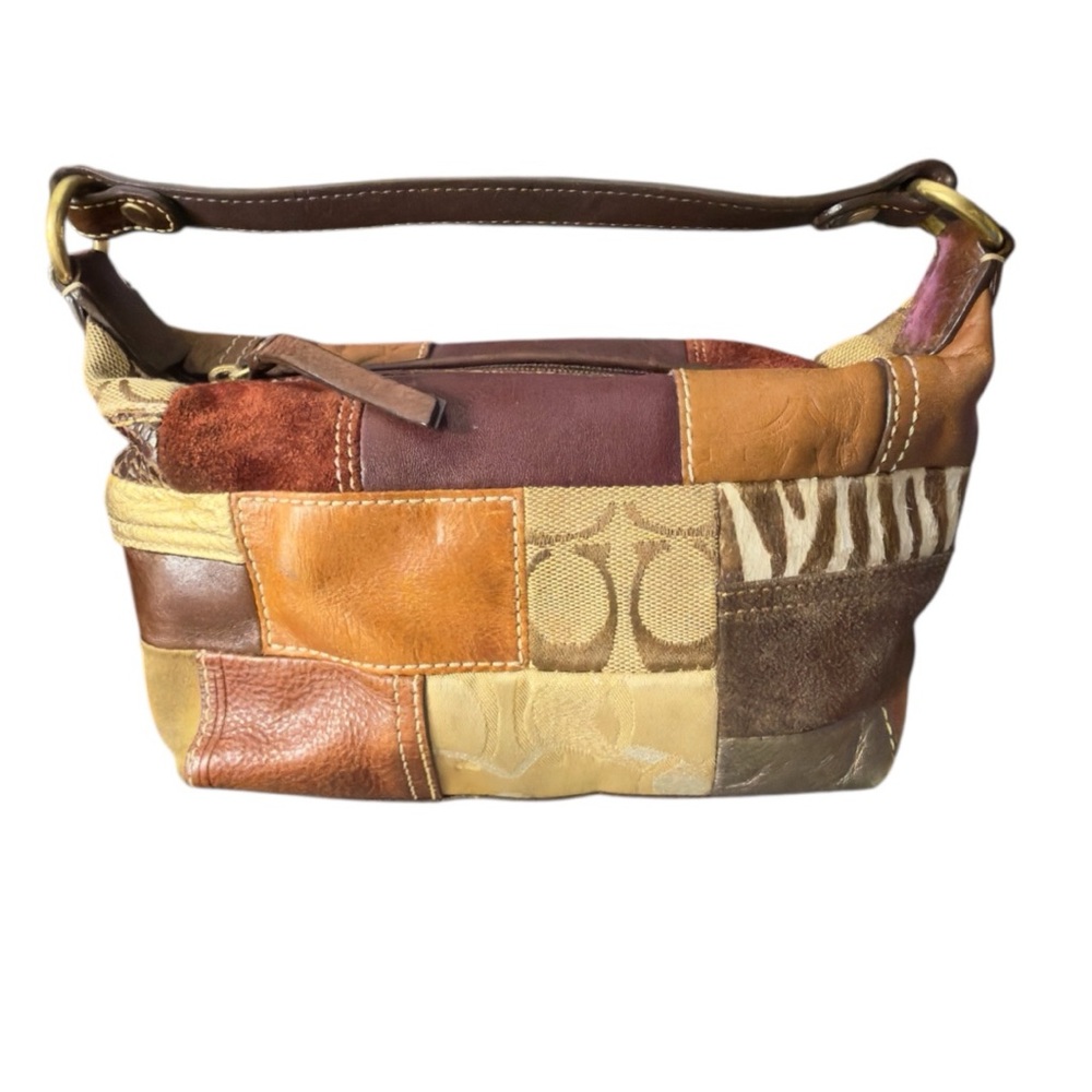 Coach mini patchwork hobo shoulder bag Women’s pu… - image 1